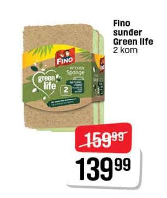 Fino sunđer Green Life 2 kom