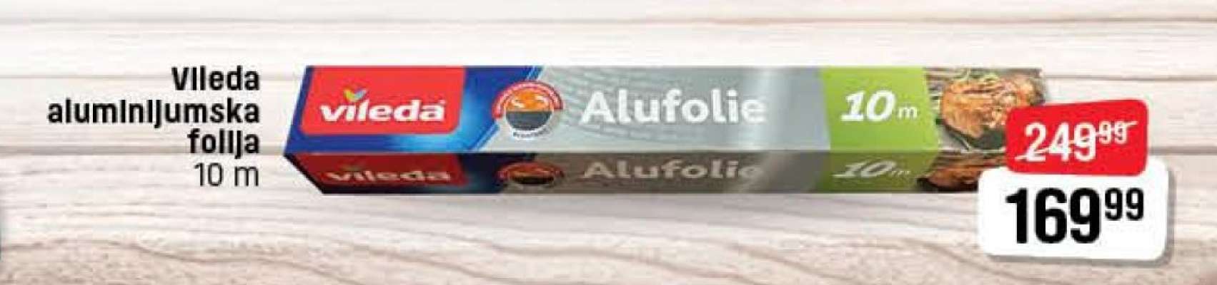 Vileda aluminijumska folija 10 m