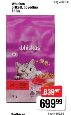 Whiskas briketi govedina