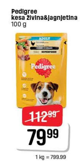 Pedigree kesa žlivna&jagnjetina