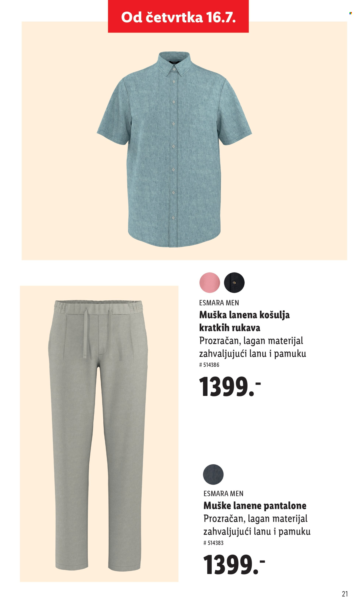 Lidl katalog. Stranica 21