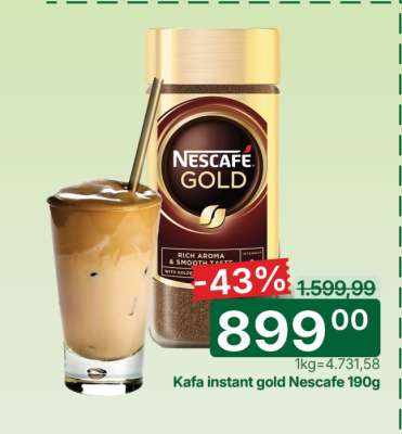 Kafa instant Gold Nescafe 190g