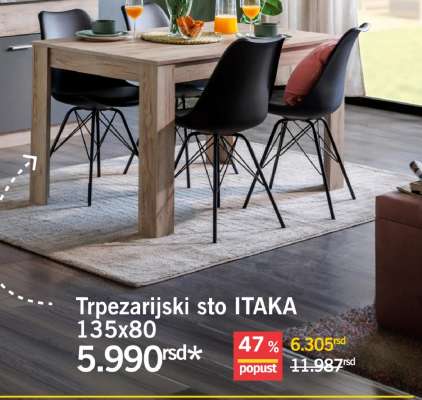 Trpezarijski sto ITAKA