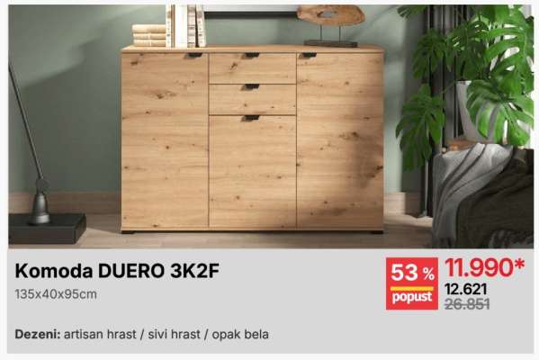 Komoda DUERO 3K2F
