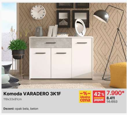 Komoda VARADERO 3K1F