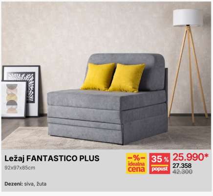 Ležaj FANTASTICO PLUS
