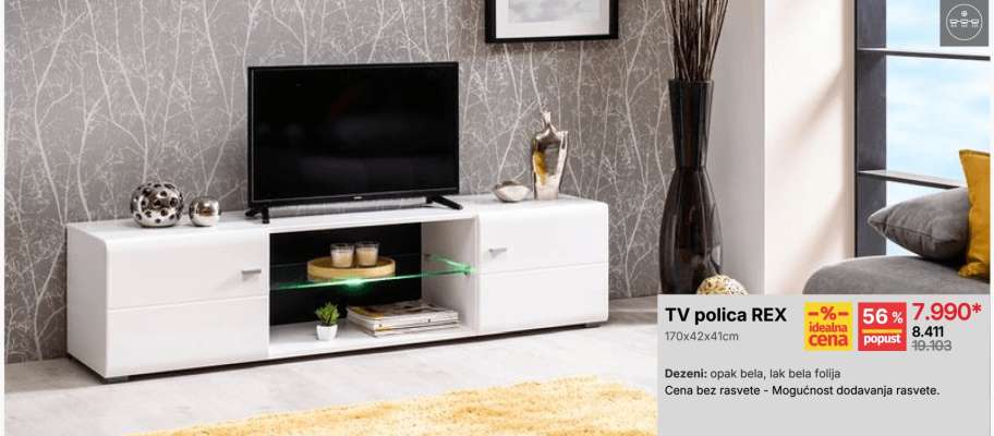 TV polica REX