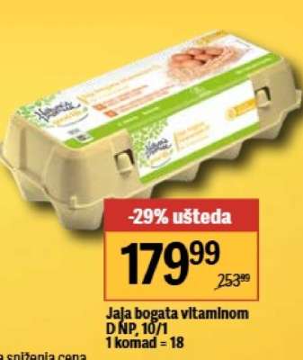 Jaja bogata vitaminom D NP, 10/1