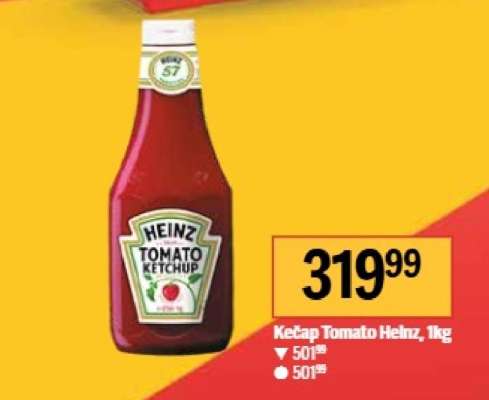 Kečap Tomato Heinz 1kg