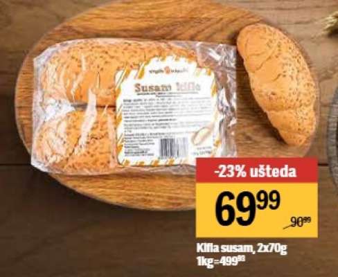 Kifla susam , 2x70g