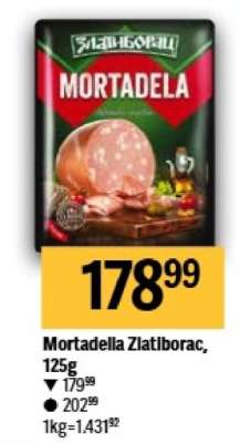 Mortadella Zlatiborac, 125g