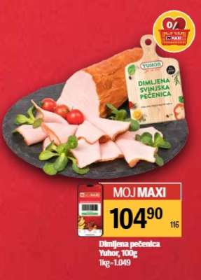 Dimljena pečenica Yuhor, 100g