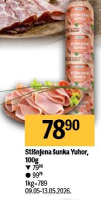 Stišnjena šunka Yuhor 100g