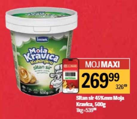 Sitan sir 45 mm Moja kravica 500g