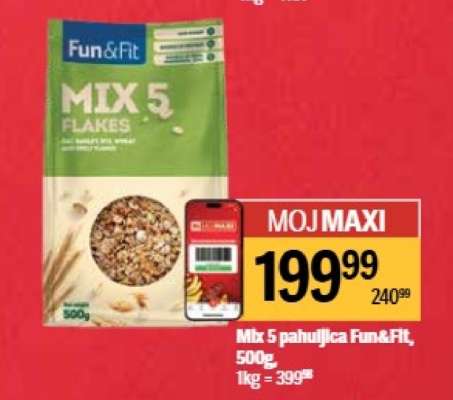 Mix 5 pahuljica Fun Fit 500g