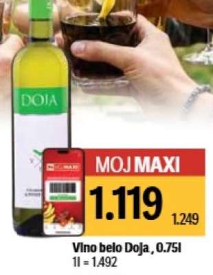 Víno belo Doja, 0.75l
