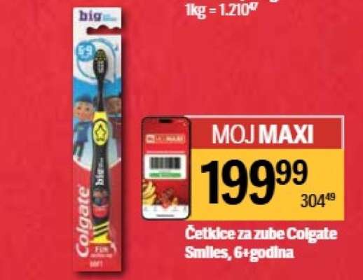 Četkice za zube Colgate Smiles, 6+ godina