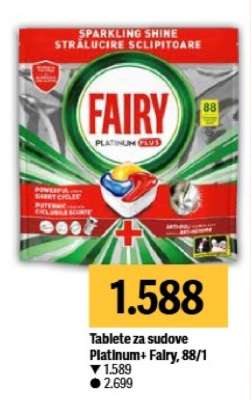 Tablete za sudove Platinum+ Fairy, 88/1