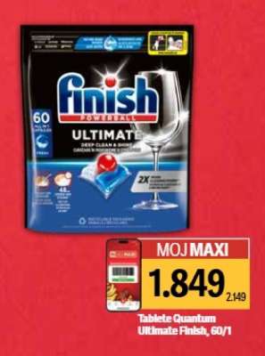 Tablete Quantum Ultimate Finish, 60/1