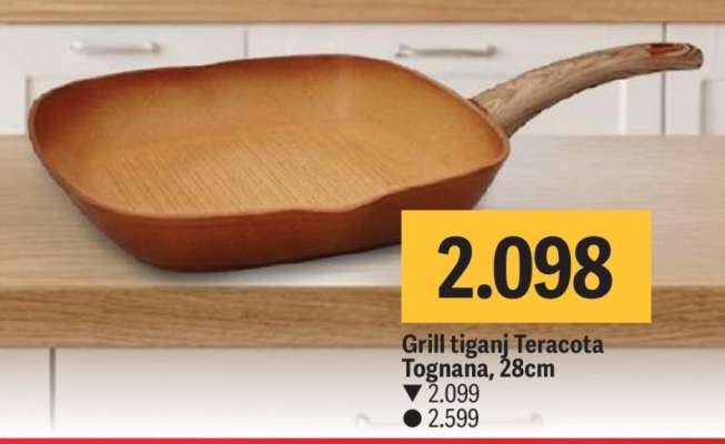 Grill tiganj Teracota Tognana, 28cm