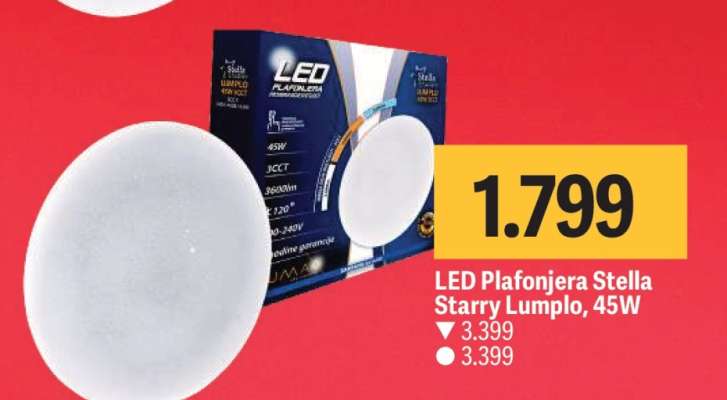 LED Plafonjera Stella Starry Lumplo, 45W