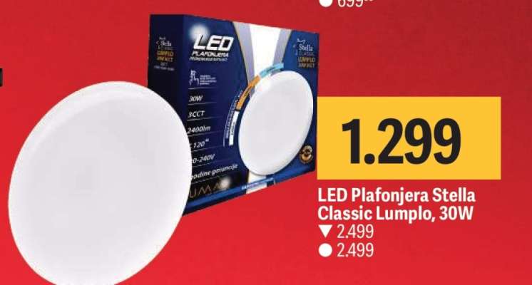 LED Plafonjera Stella Classic Lumplo, 30W