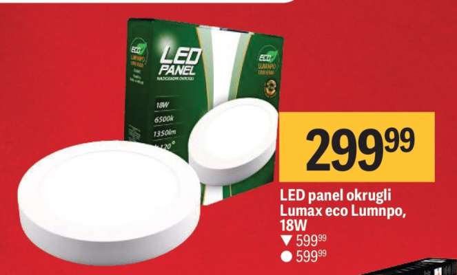 LED panel okrugli Lumax eco Lumnpo, 18W