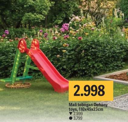 Mali tobogan Dohany toys, 110x45x23cm