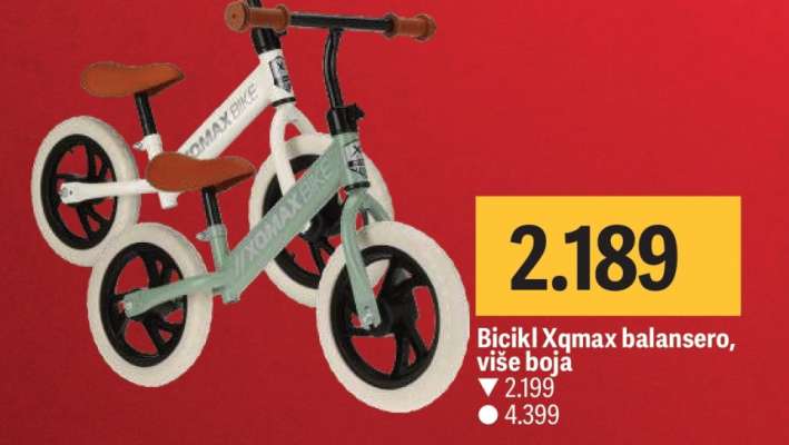 Bicikl Xqmax balansero, više boja