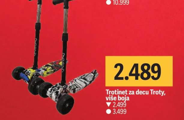 Trotinet za decu Troty, više boja