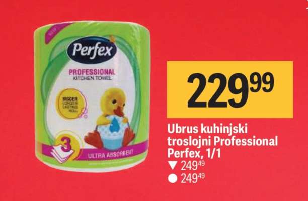 Ubrus kuhinjski troslojni Professional Perfex 1/1