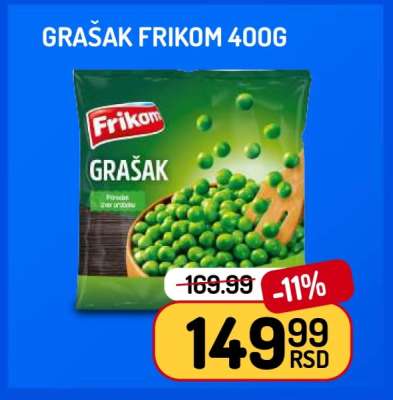 Grašak Frikom 400g