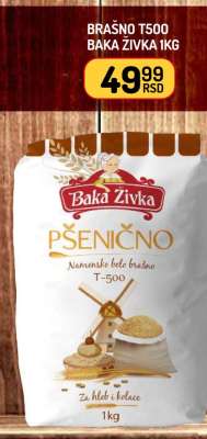 Brašno T500 Baka Živka 1kg