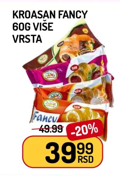 Kroasan Fancy 60g više vrsta