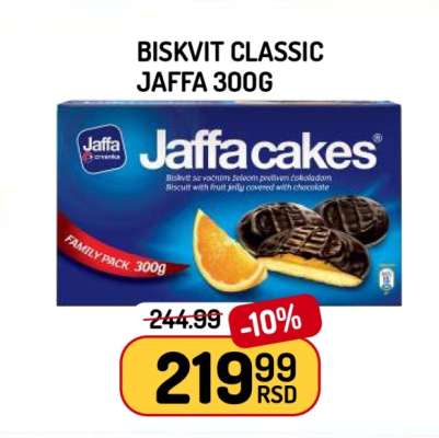 Biskvit Classic Jaffa 300g