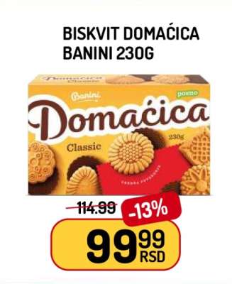 Biskvit Domaćica Banini 230g