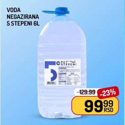 Voda Negazirana 5 Stepeni 6L