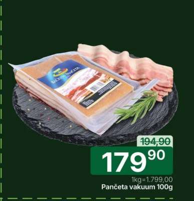 Pančeta vakuum 100g
