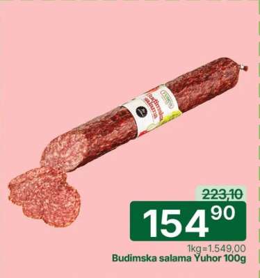 Budimska salama Yuhor 100g