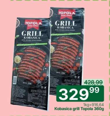 Kobasica grill Topola 360g