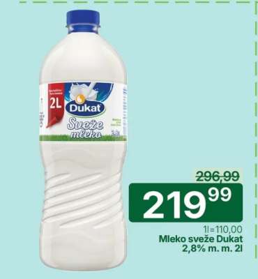 Mleko sveže Dukat