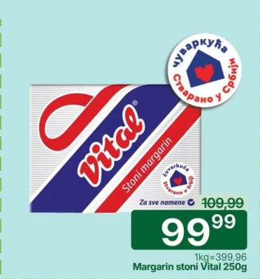 Margarin stoni Vital 250g