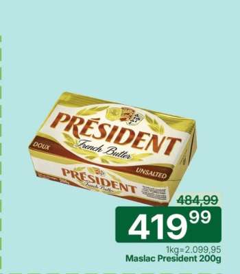 Maslac President 200g