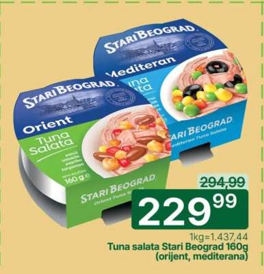 Tuna salata Stari Beograd 160g