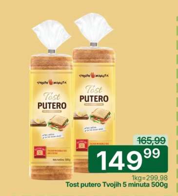 Tost putero Tvojih 5 minuta 500g