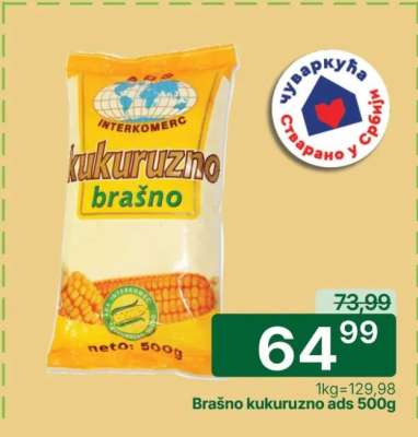 Brašno kukuruzno Ads 500g