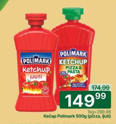 Kečap Polimark 500g