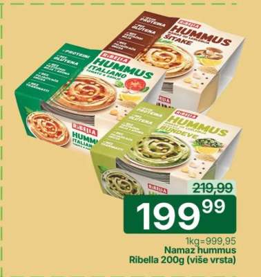 Namaz hummus Ribella 200g (više vrsta)