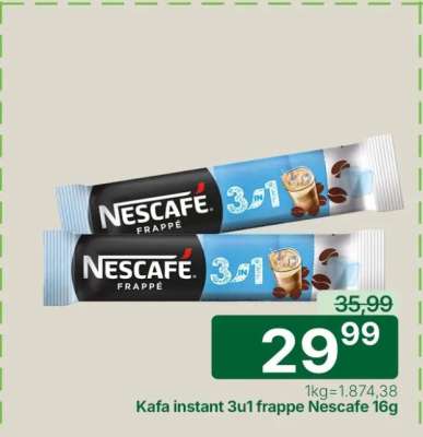 Kafa instant 3u1 frappe Nescafe 16g