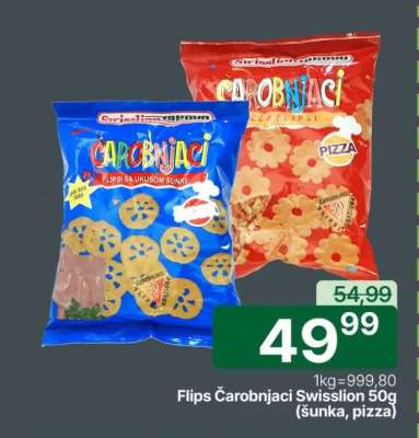 Flips Čarobnjaci Swisslion 50g